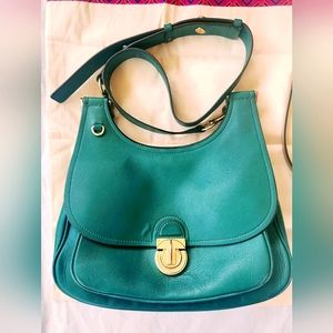 Limited Edition Tory Burch James Leather Saddle Bag